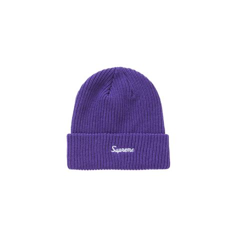 supreme purple beanie